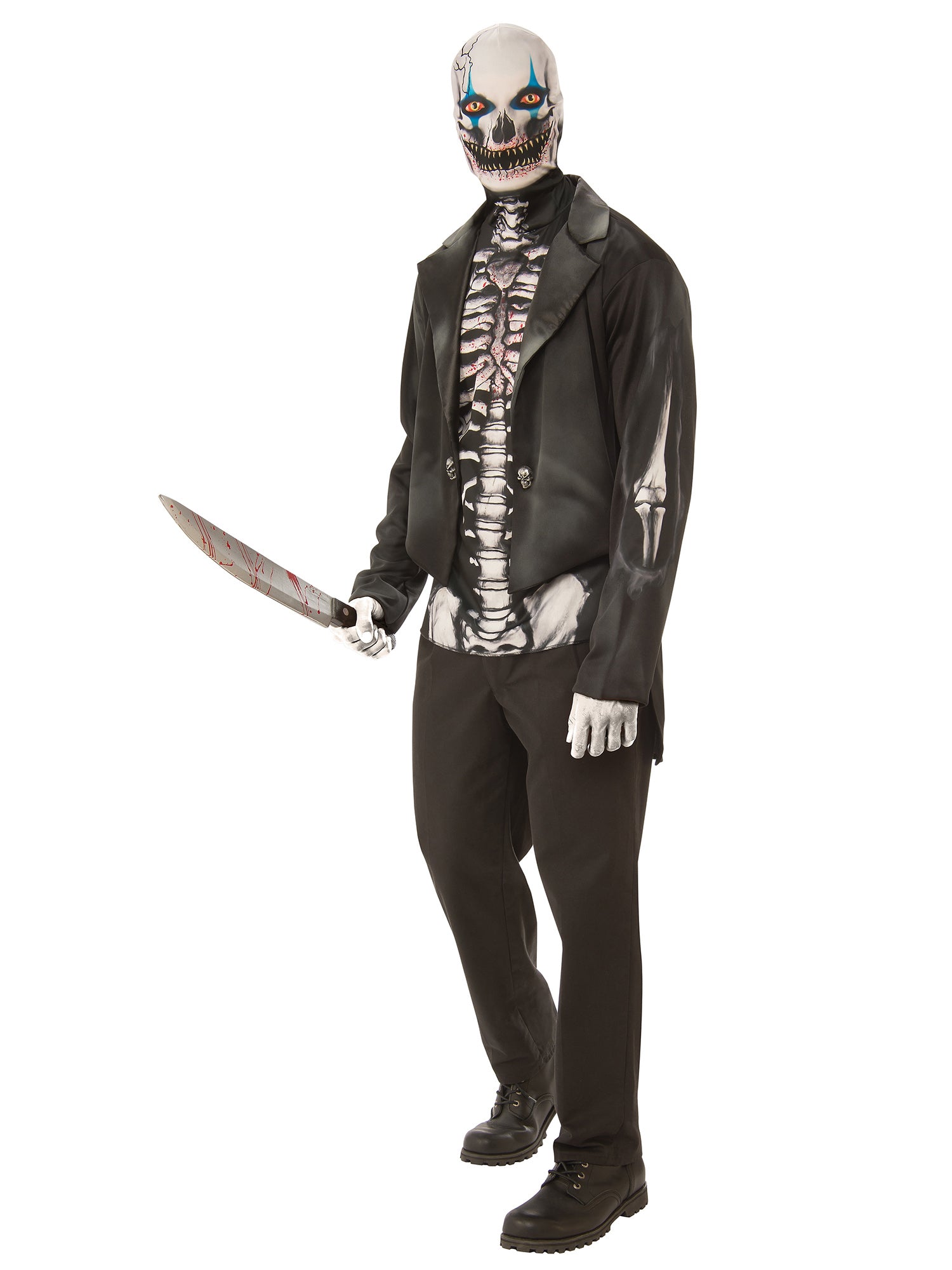 Rubies Skeleton Kostüm für Herren mit Hemd und Snood-Maske