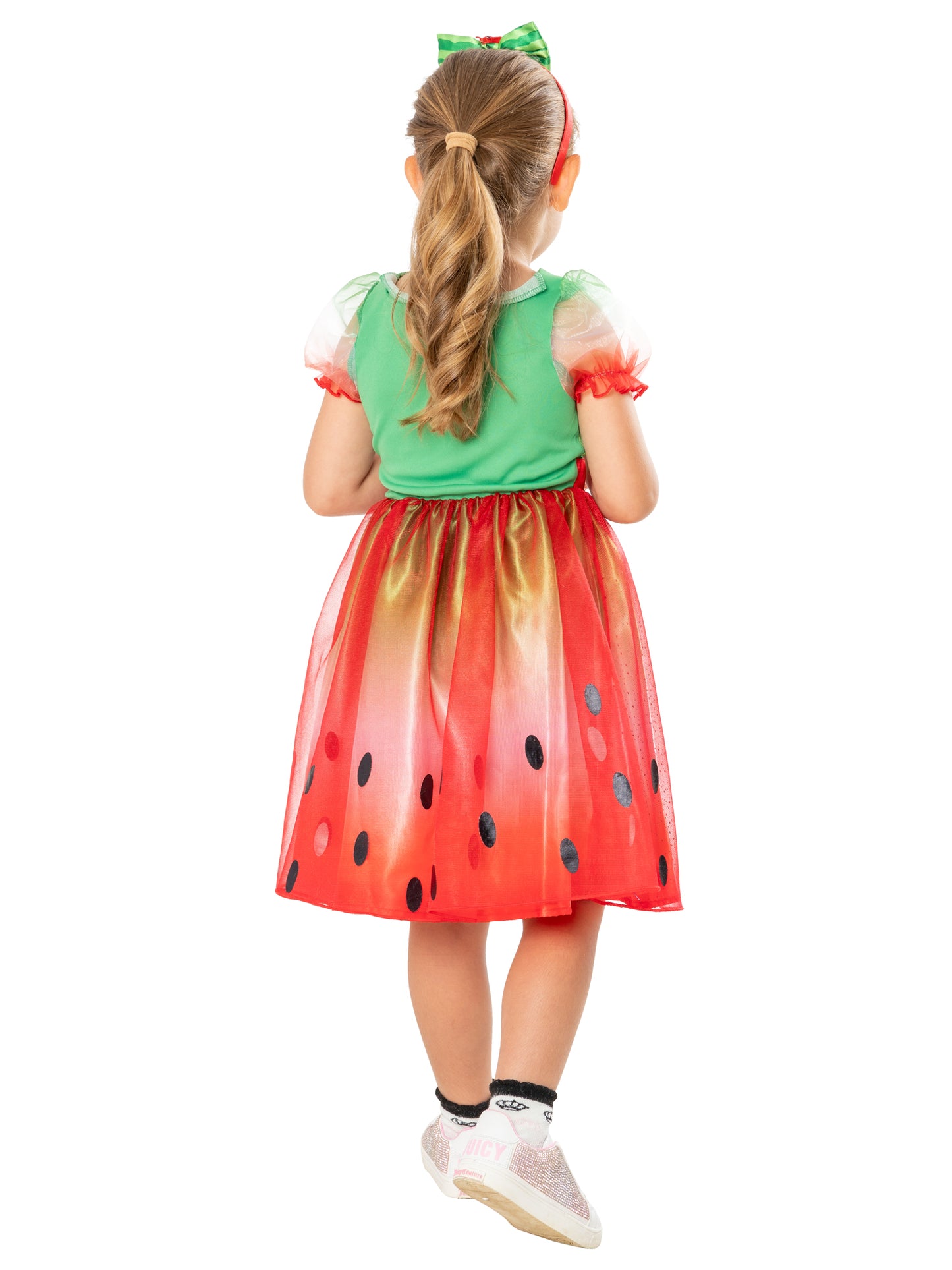 Rubies Cocomelon Kinderkostüm Kleid mit Plüschtier und Haarreif für Mädchen – Detailansicht