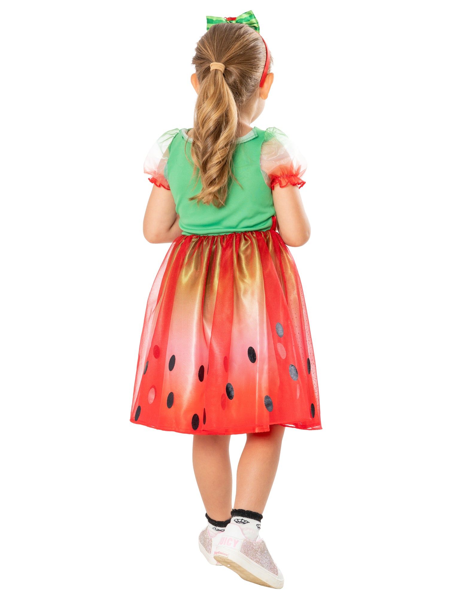 Rubies Cocomelon Kinderkostüm Kleid mit Plüschtier und Haarreif für Mädchen – Detailansicht