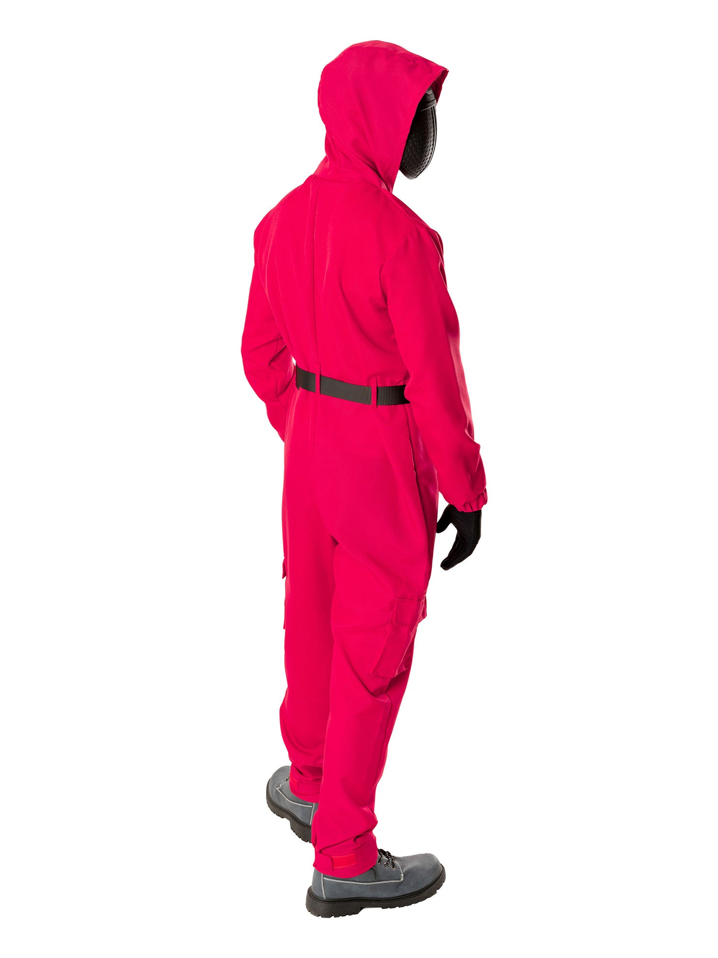 Rubies The Gamer Suit Kostüm für Erwachsene mit Overall, Gürtel und Maske – Detailansicht