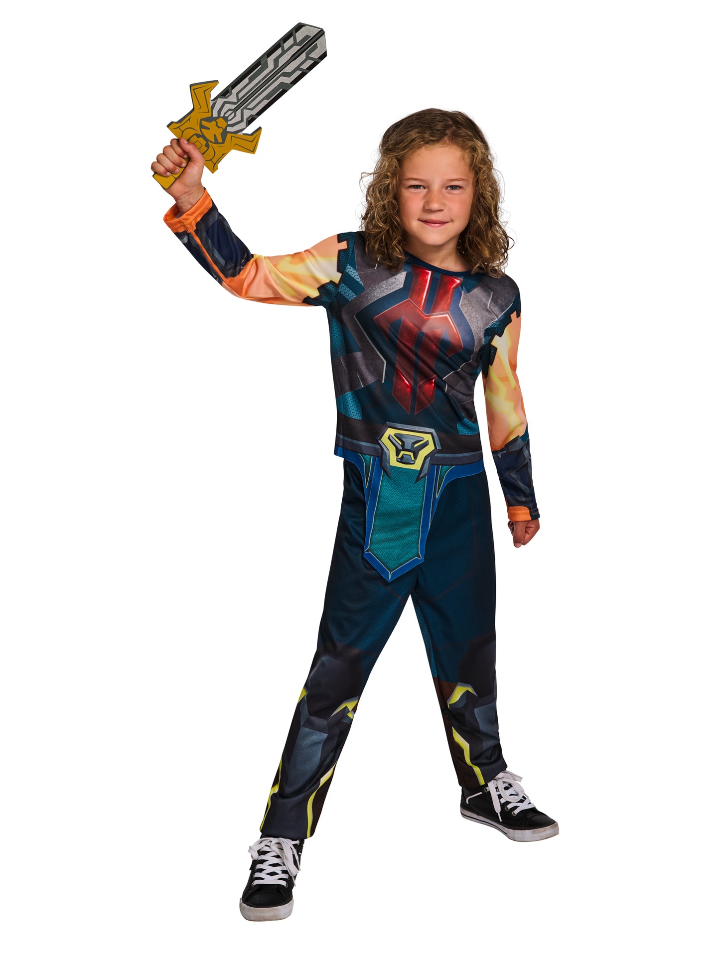Rubies He-Man Kinderkostuem mit Schwert – Ansicht – Produktansicht