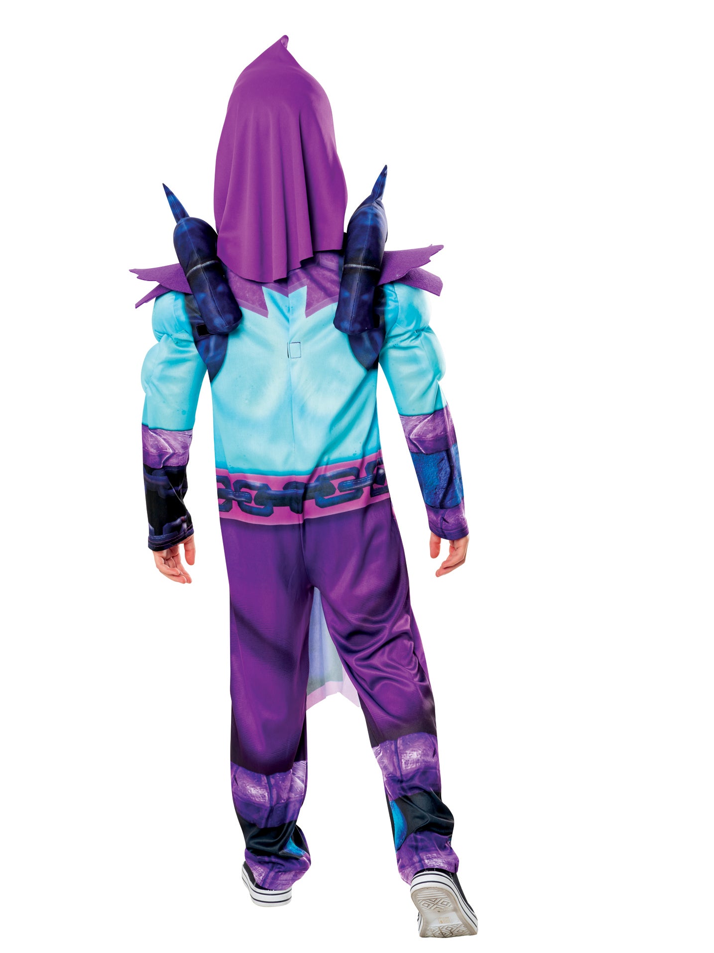 Rubies Skeletor Deluxe Kinderkostüm für Jungen mit Overall, Rüstung und Maske – Detailansicht