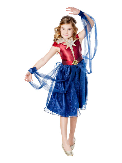 Rubies Captain Marvel Dress Kinderkostüm für Mädchen
