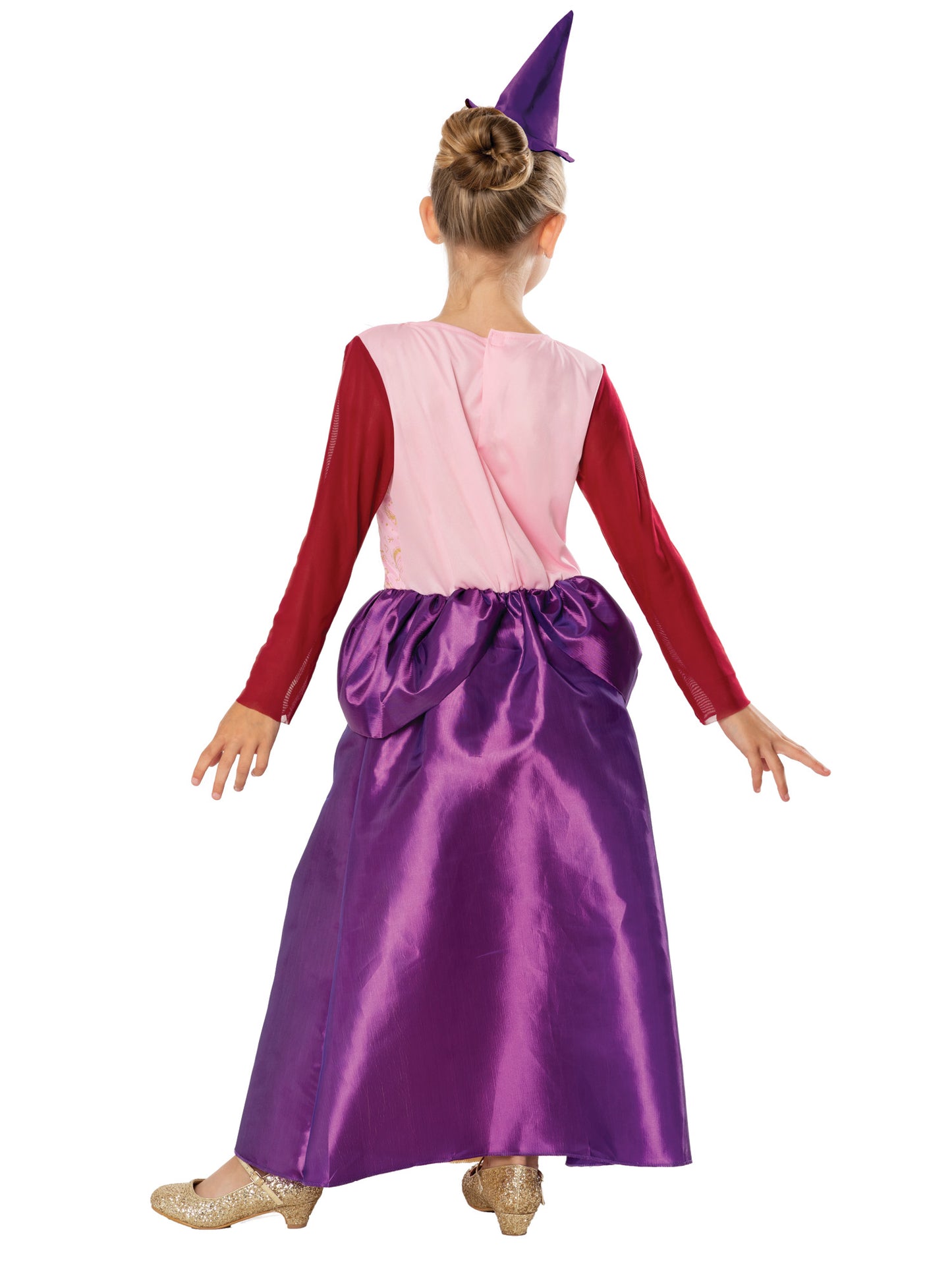 Rubies Zodiac Sister Witch Kinderkostüm für Mädchen mit Kleid und Hexenhut – Detailansicht