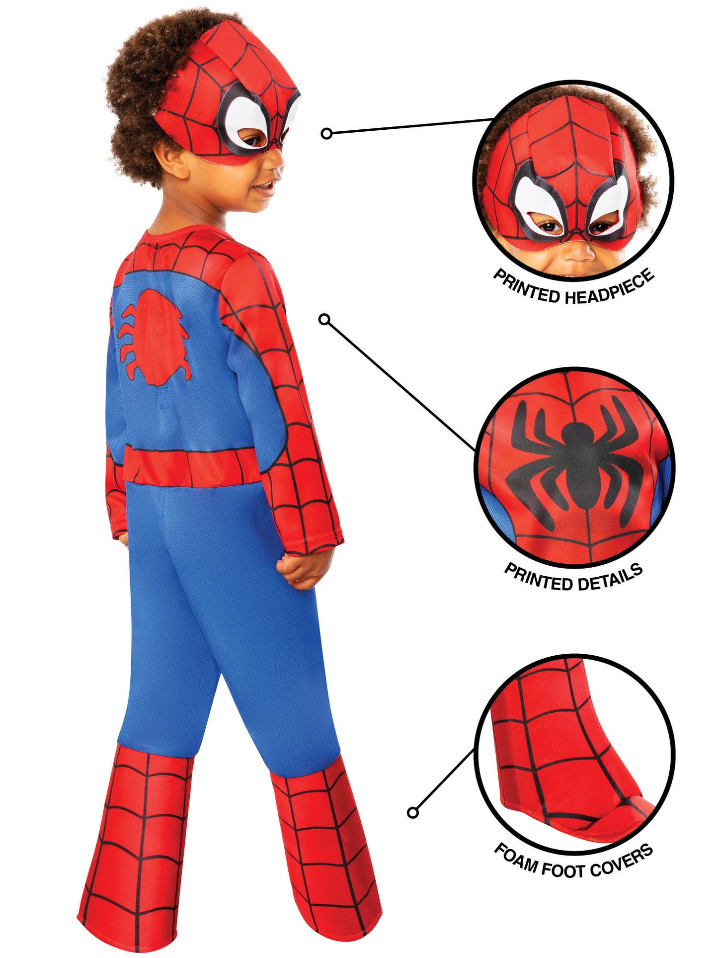 Rubies Spidey Kinderkostüm Classic – Seitenansicht
