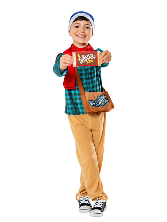 Rubies Charlie Bucket Kinderkostüm für Jungen mit Zubehör – Produktansicht