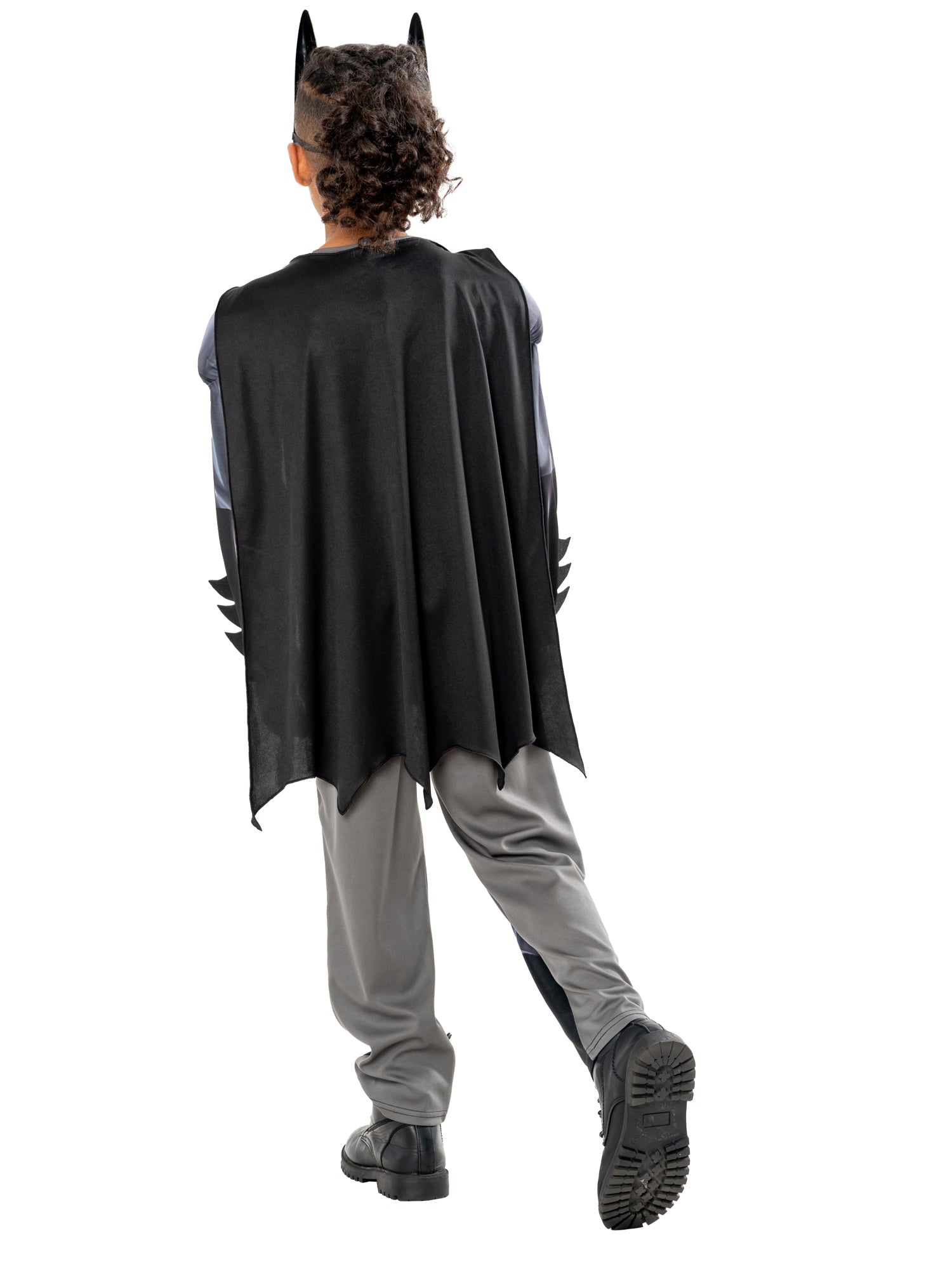 Batman Metallic Kinderkostüm für Jungen von Rubies – Detailansicht