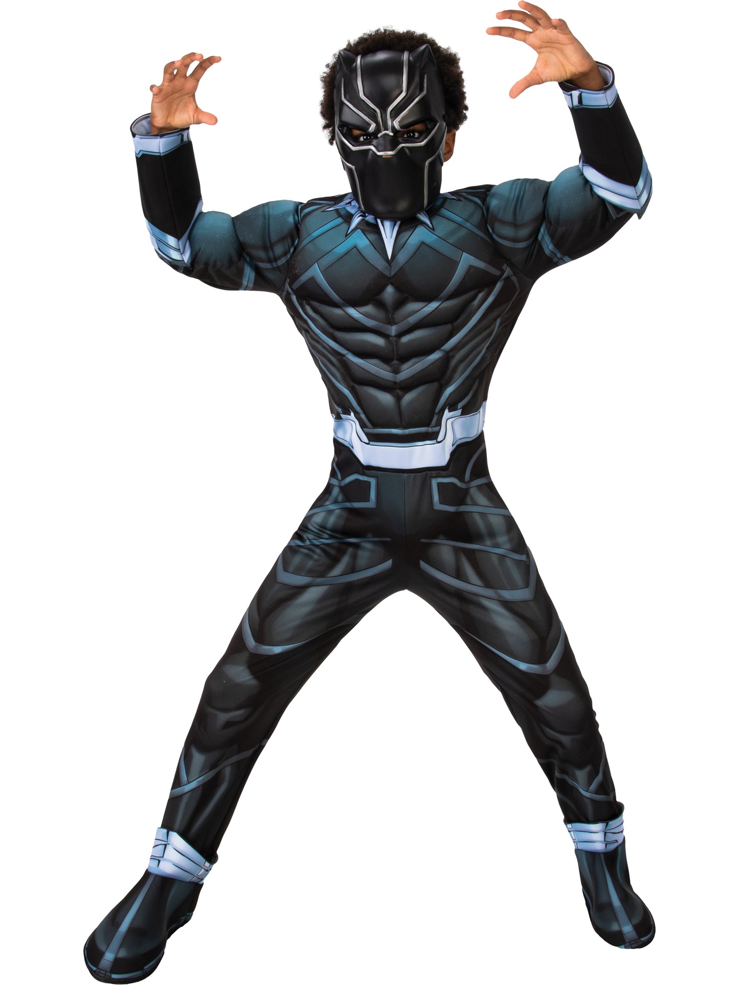 Rubies Black Panther Deluxe Kinderkostüm für Jungen mit Maske – Produktansicht