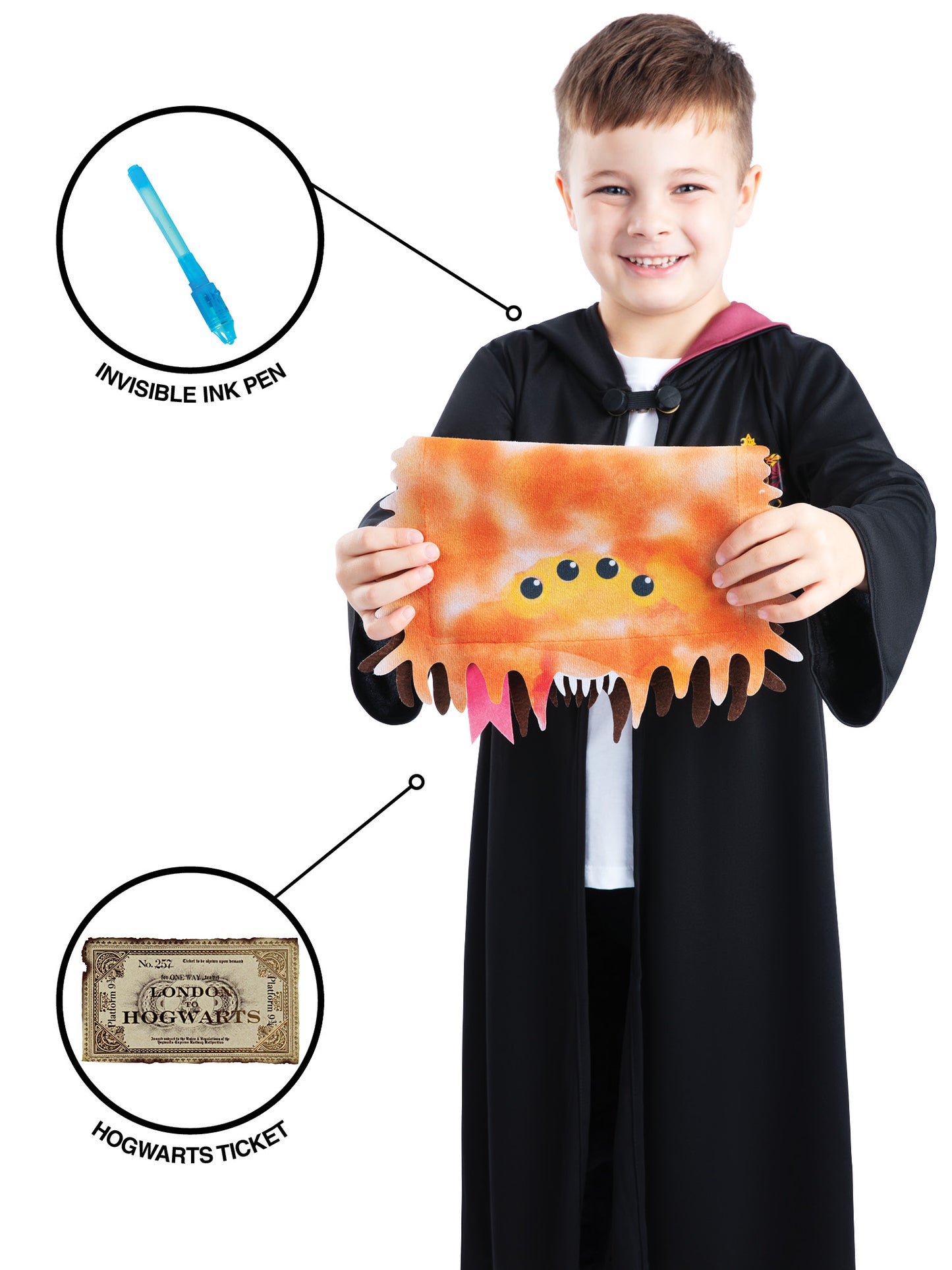 Harry Potter Monster Book of Monsters Requisiten-Set von Rubies – Rückansicht