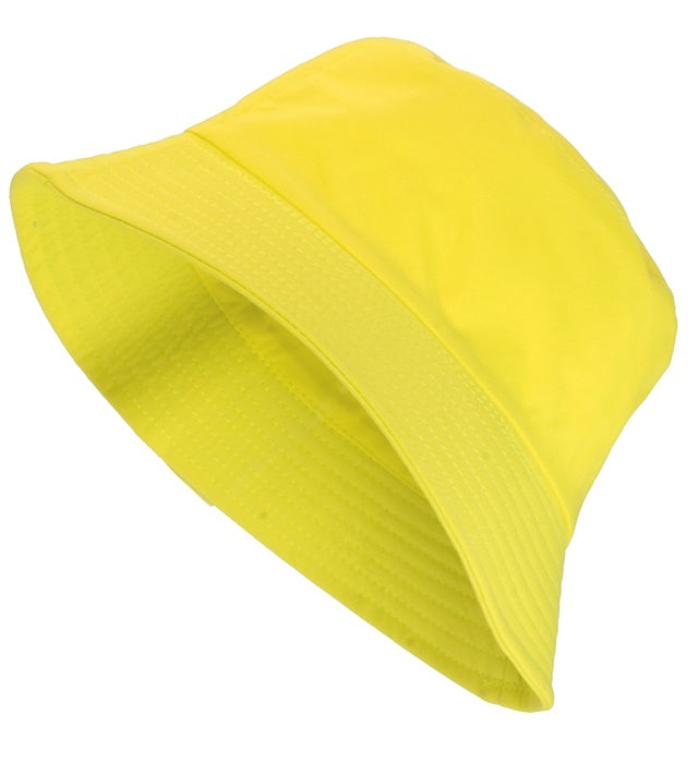 Neon gelber Anglerhut als Fasnacht-Accessoire