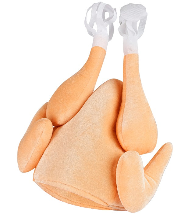 Brathähnchen Hut als lustiges Kostümaccessoire für Fasnacht und Karneval
