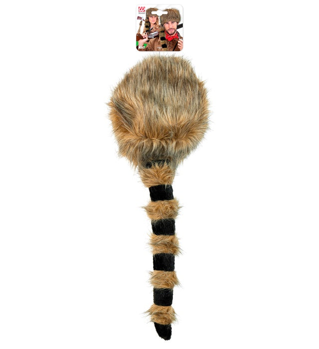 Warme Trapper Mütze mit Ohrklappen in braun für Fasnacht und Winter