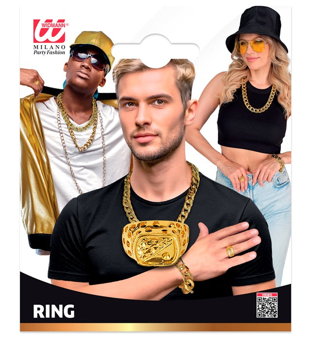 Goldener Ring als Kostüm-Accessoire für Fasnacht und Karneval