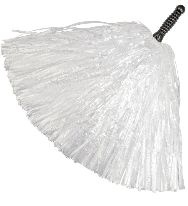 Weisser Pompon als Kostüm-Accessoire für Fasnacht und Karneval