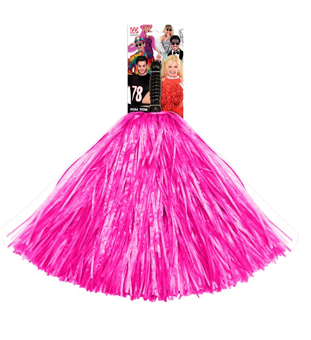 Rosa Pompon als farbenfrohes Kostümaccessoire für Fasnacht