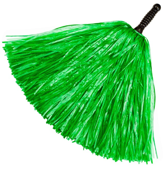 Grüner Pompon als farbenfrohes Fasnachts-Accessoire