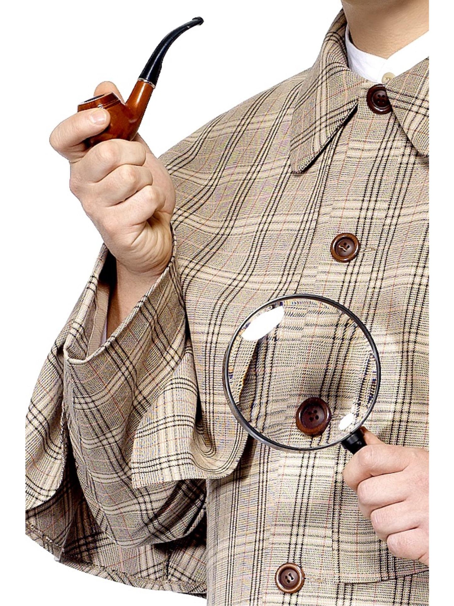 Smiffys HISTORICAL Tales of Old England Sherlock Holmes Kit, Brown AC für Herren