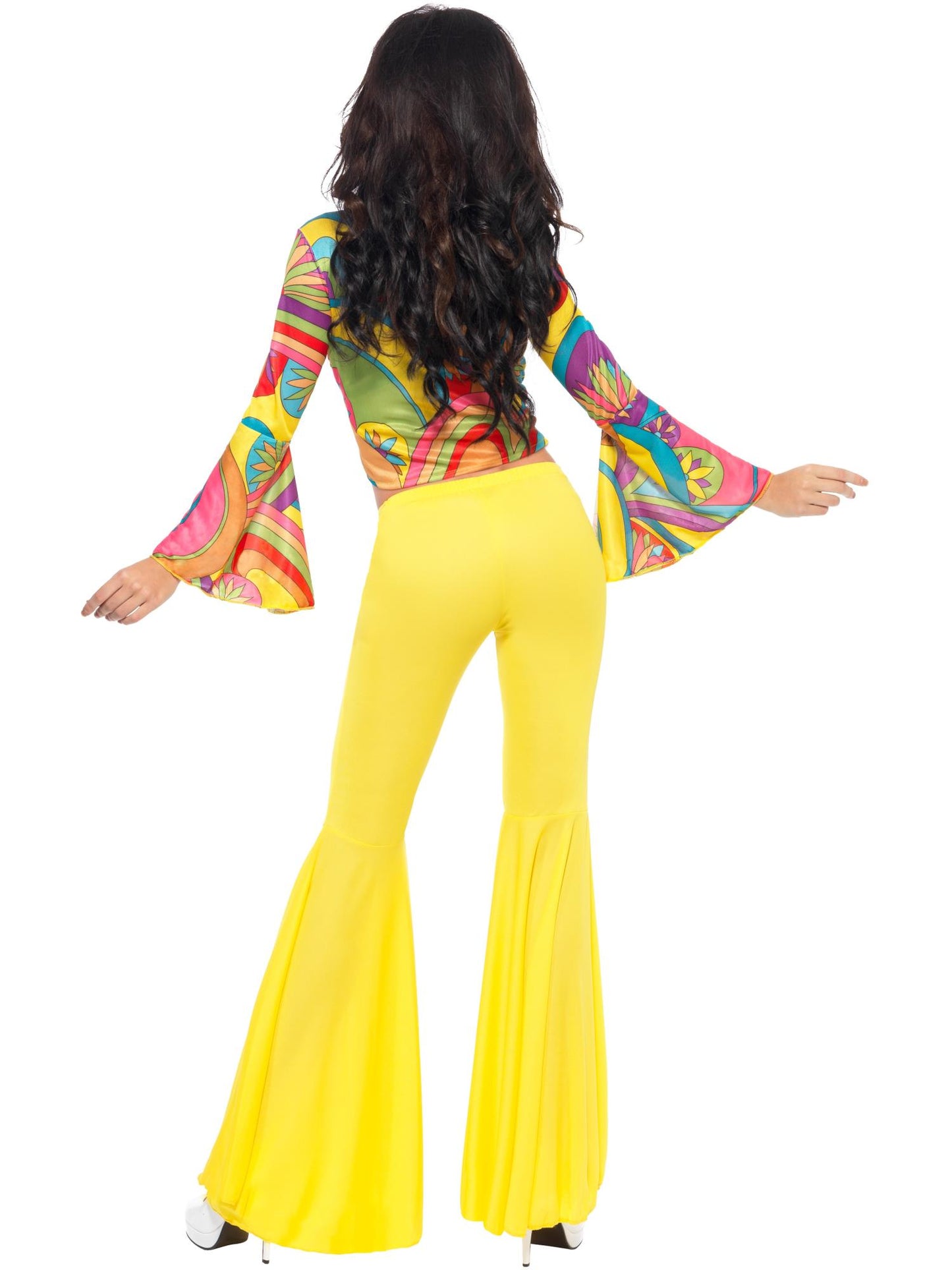 Smiffys 1970S 70s Groovy Babe Costume, Yellow CS für Damen