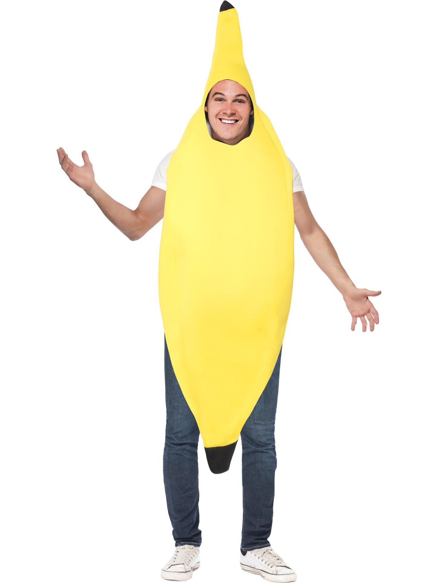 Smiffys COMEDY Banana Costume, Yellow CS für Unisex