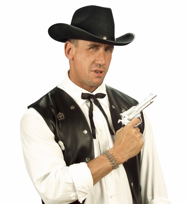 Cowboy Schleife in Western-Stil für Fasnacht und Karneval