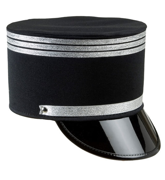 SCHWARZER FRANZ. GENDARMEN KEPI Schwarz