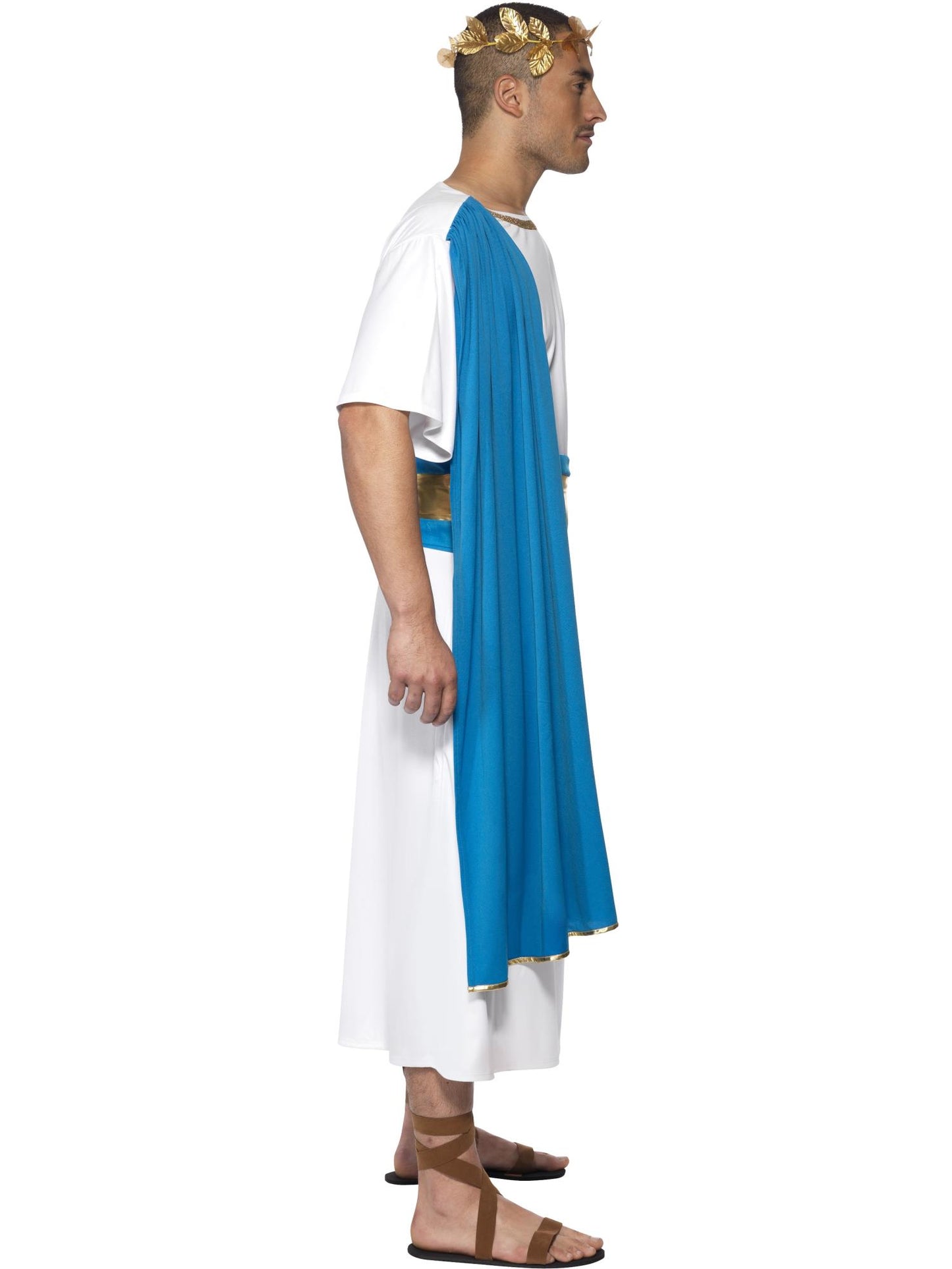 Smiffys Roman Senator Costume, Blue & White CS für Herren