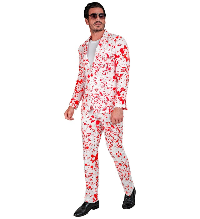 Blut Party Fashion Anzug mit Jackett und Hose für Fasnacht und Mottopartys