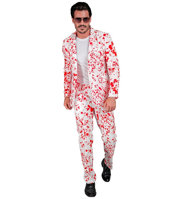 Blut Party Fashion Anzug mit Jackett und Hose für Fasnacht und Mottopartys