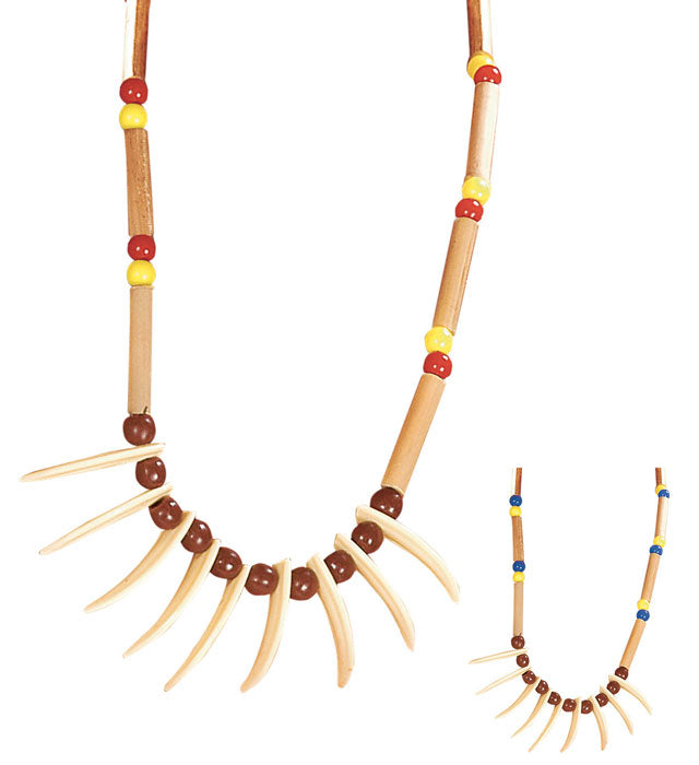 Farbenfrohe DELUXE Indianerhalskette als Fasnacht- und Karneval-Accessoire