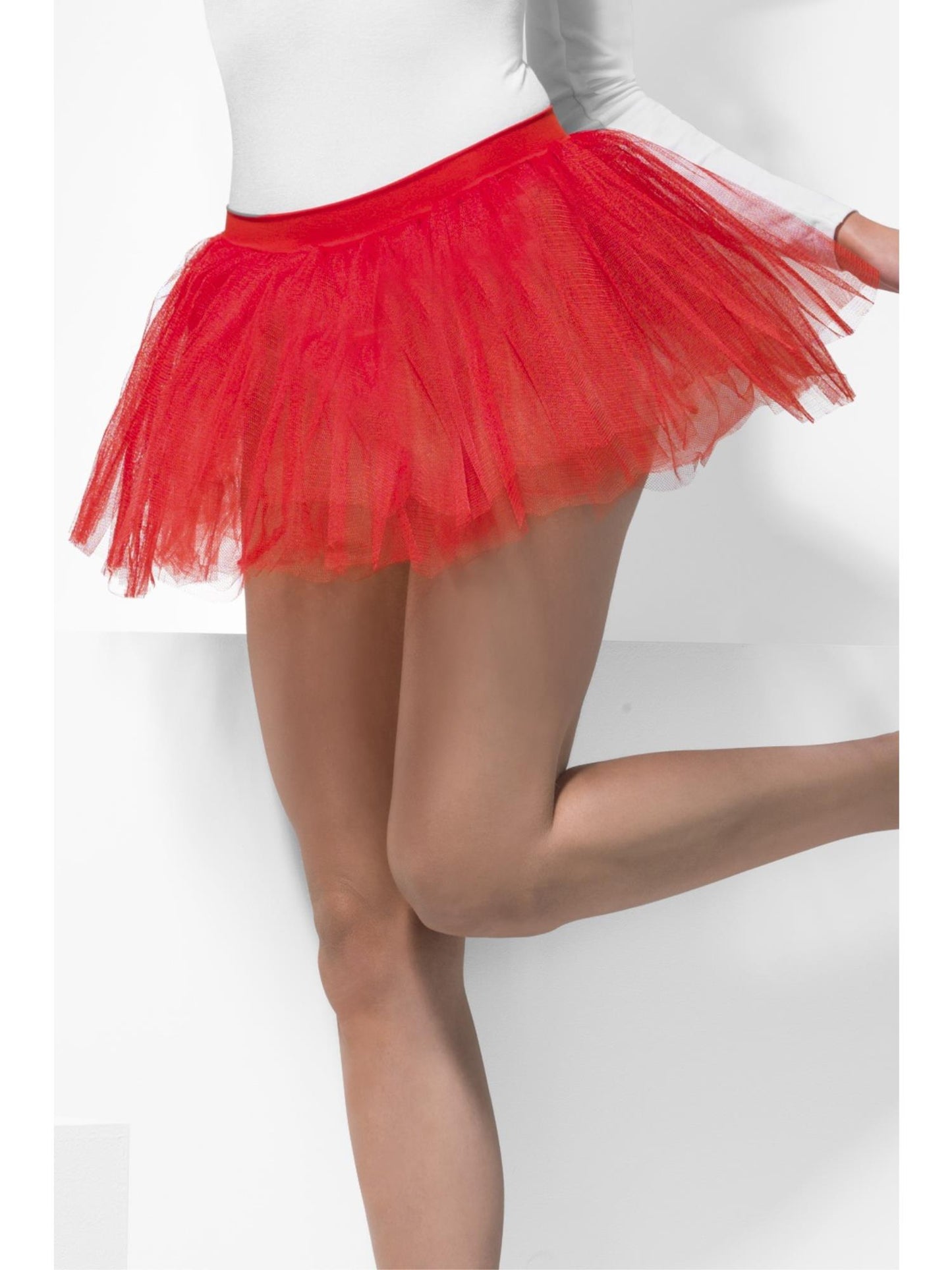 Smiffys FEVER Tutu Underskirt, Red AC für Damen