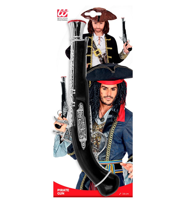 Antike Piratenpistole 34 cm als Kostümzubehör