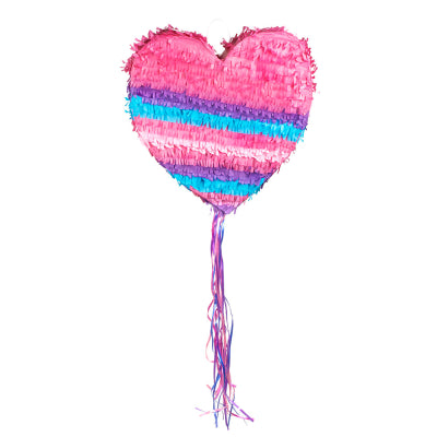 Boland Grosse Herz Piñata aus rotem Pappkarton 37x36 cm