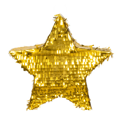 Boland Goldene Stern Piñata – 44cm Folienfinish Für Feierlichkeiten
