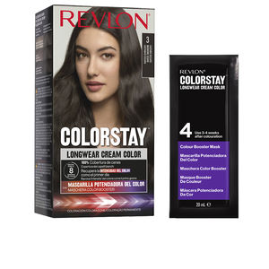 Revlon, Color Stay , Permanente Haarfarbe, 03 Darkest Brown, 165 ml
