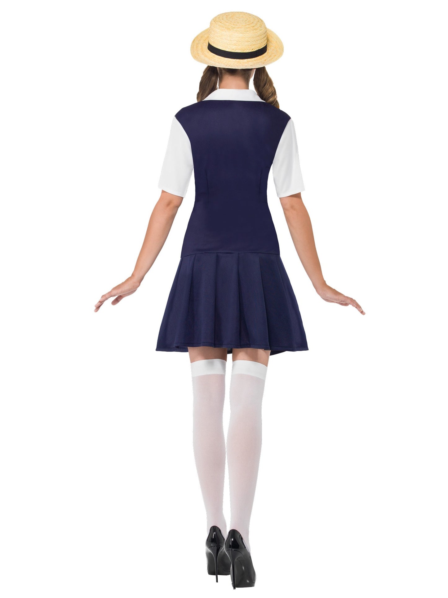 Smiffys DRAGON School Mädchenkostüm, Black CS für Damen