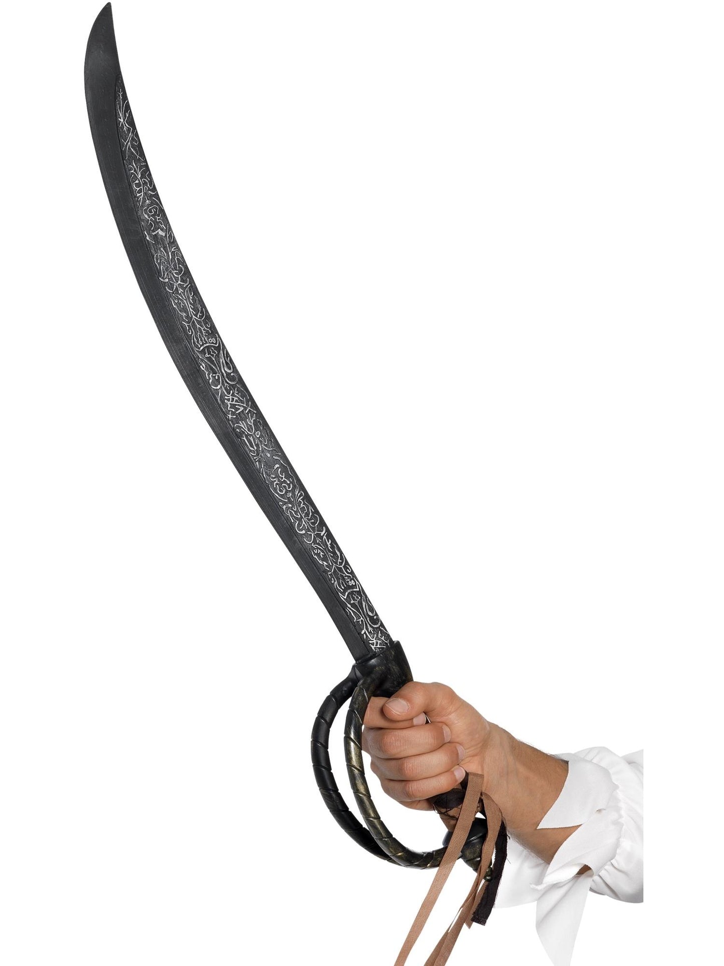 Smiffys Pirate Sword, 70cm / 28in, Silver AC für Unisex