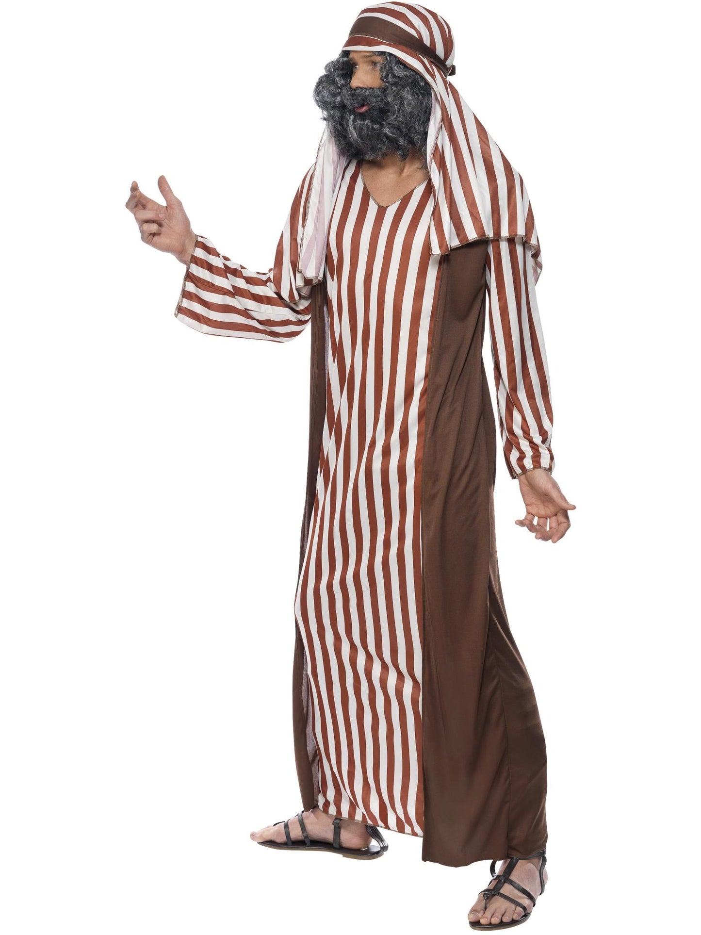 Smiffys NATIVITY Shepherd Costume, Brown CS für Herren