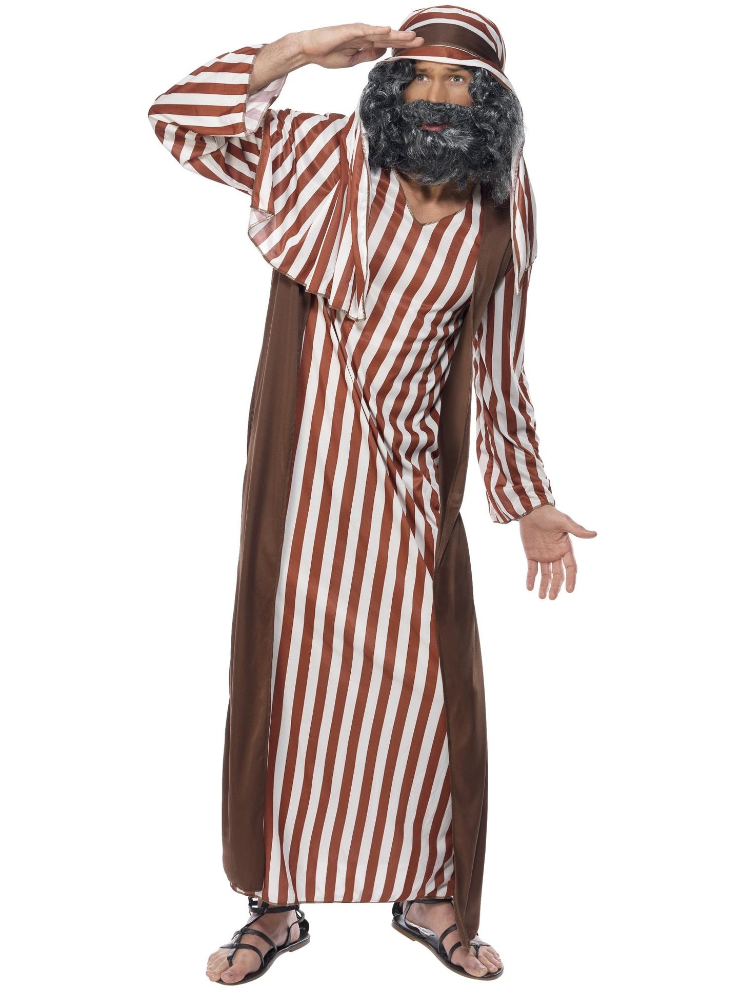 Smiffys NATIVITY Shepherd Costume, Brown CS für Herren