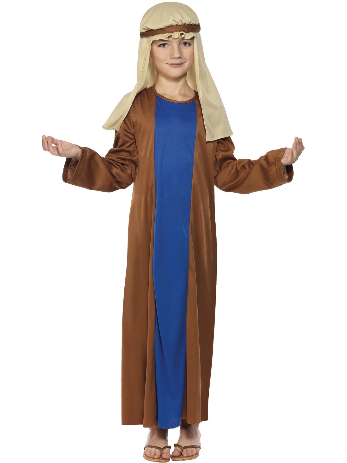 Smiffys NATIVITY Joseph Costume, Brown CS für Unisex