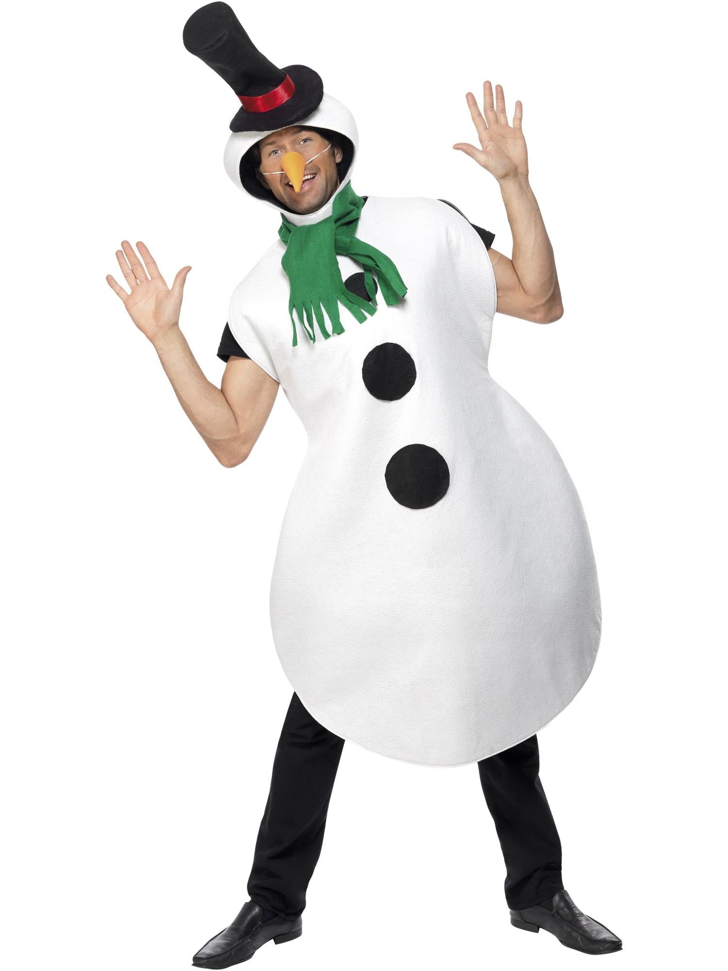 Smiffys CHRISTMAS Snowman Costume, White CS für Unisex