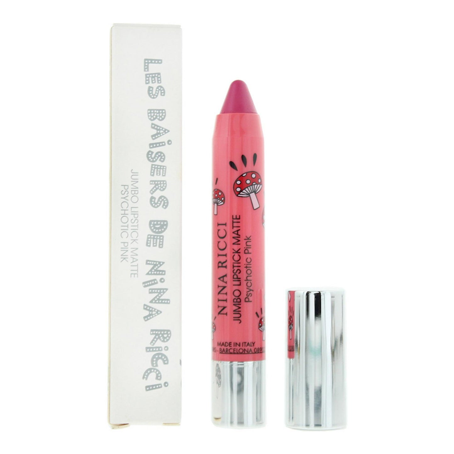 Nina Ricci Nina Ricci, Jumbo Lipstick Matte, Jumbo Matte, Creme-Lippenstift, Psychotisches Pink, 2.5 g Regular