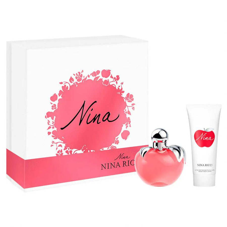 Nina Ricci Nina Eau de Toilette 80 ml mit Creamy Körperlotion 75 ml