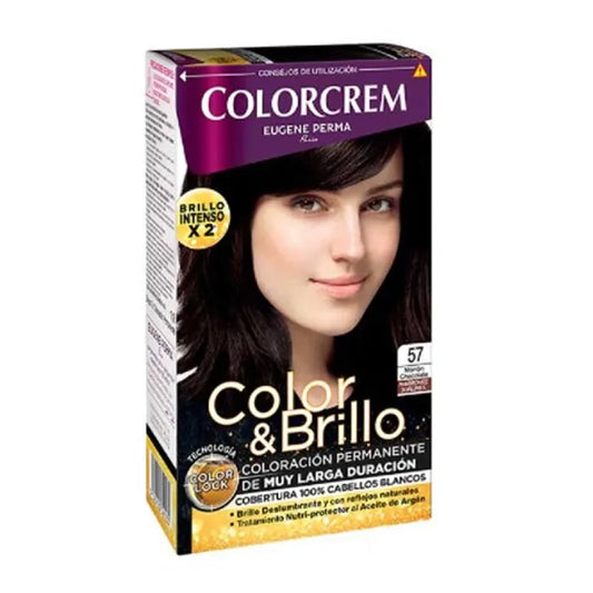 EUGENE PERMA EUGENE PERMA Color & Shine Haarfarbe 57 Chocolate Brown Braun Kosmetik