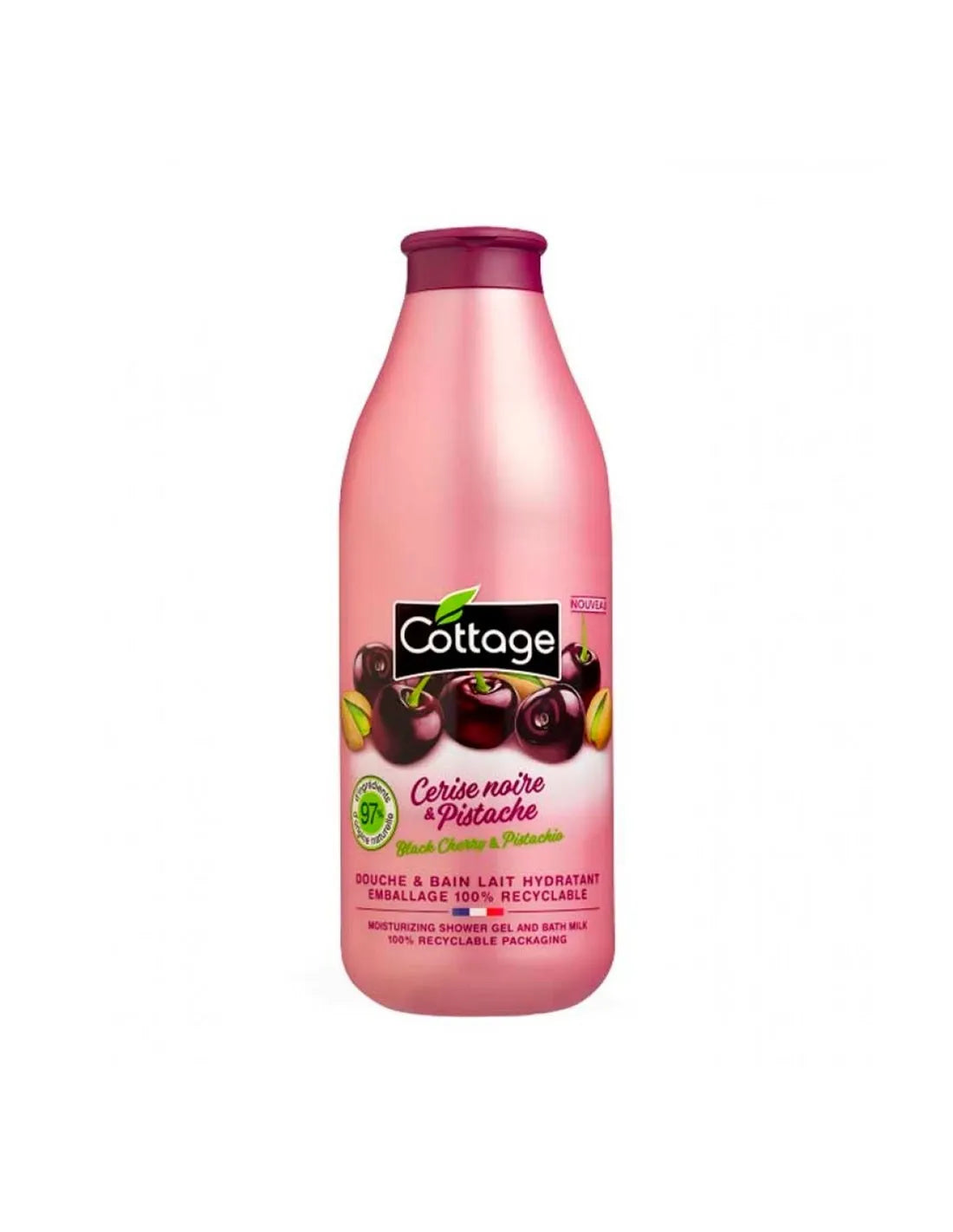 COTTAGE COTTAGE Cremiges Duschgel Cereza Negra und Pistacho 750 ml Kosmetik