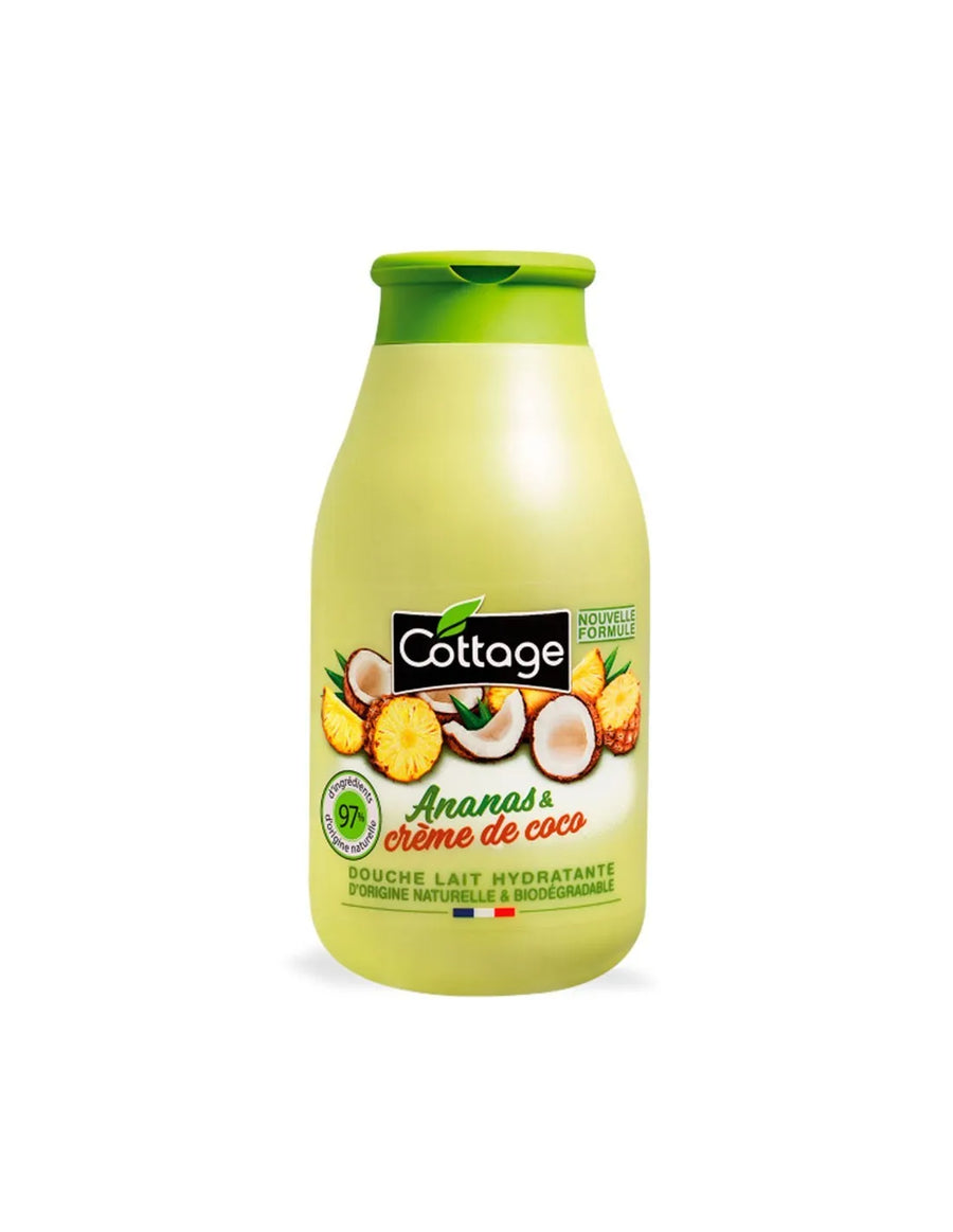 COTTAGE COTTAGE Duschgel Piña-Coco 250 ml Gel Ducha Dusche Kokos Ananas Kosmetik