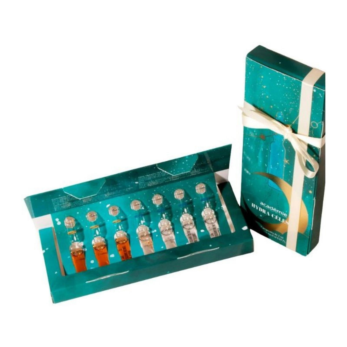 Set, Academie Scientifique De Beaute, Hydra Celeste, Hydrating, Brightening, Day & Night, Ampoules Treatment Serum, For Dehydration, Loss Of Firmness, For Face, For Women, 7 pcs, 2 ml