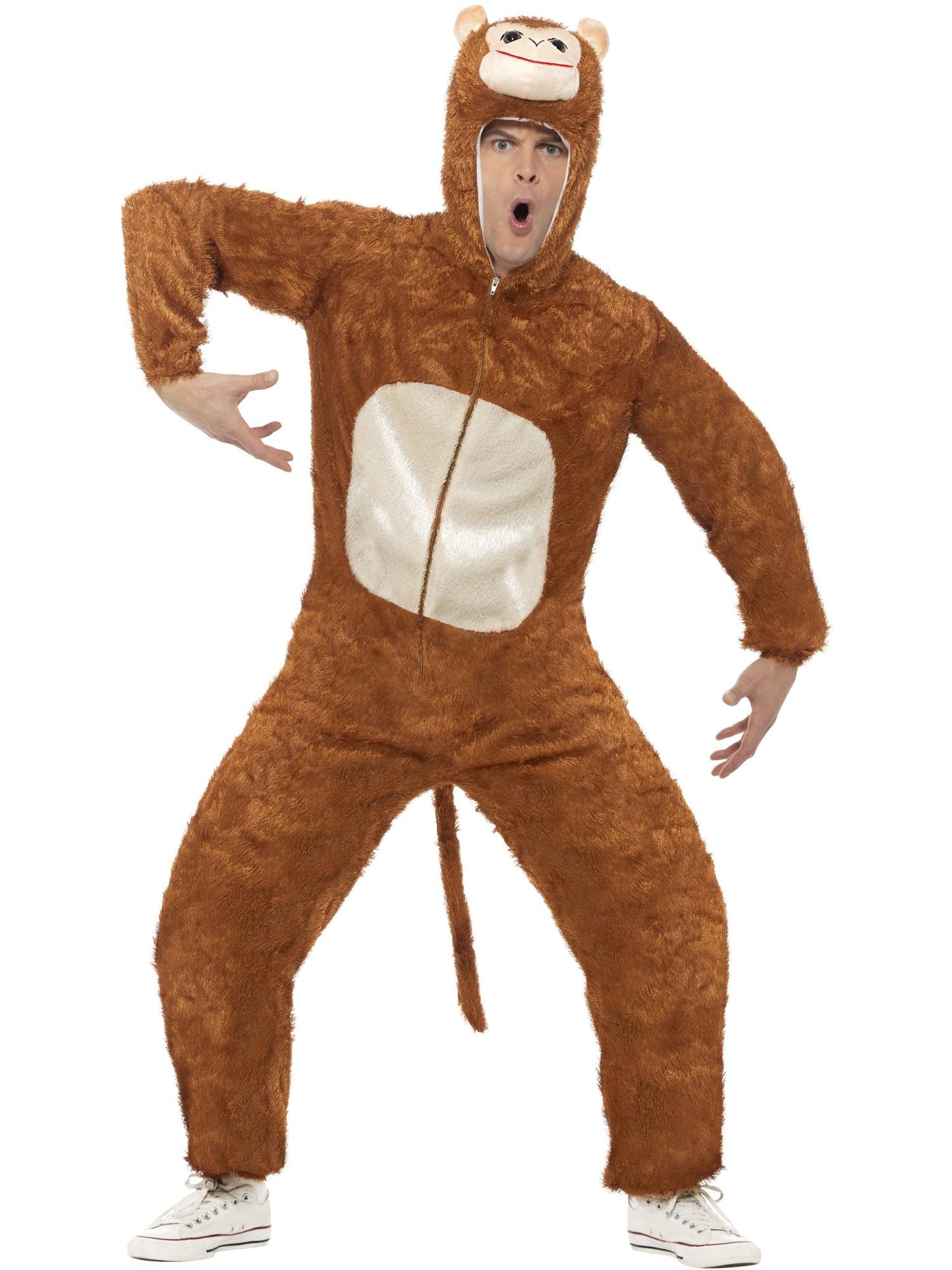 Smiffys Monkey Costume, Adult, Brown CS für Unisex