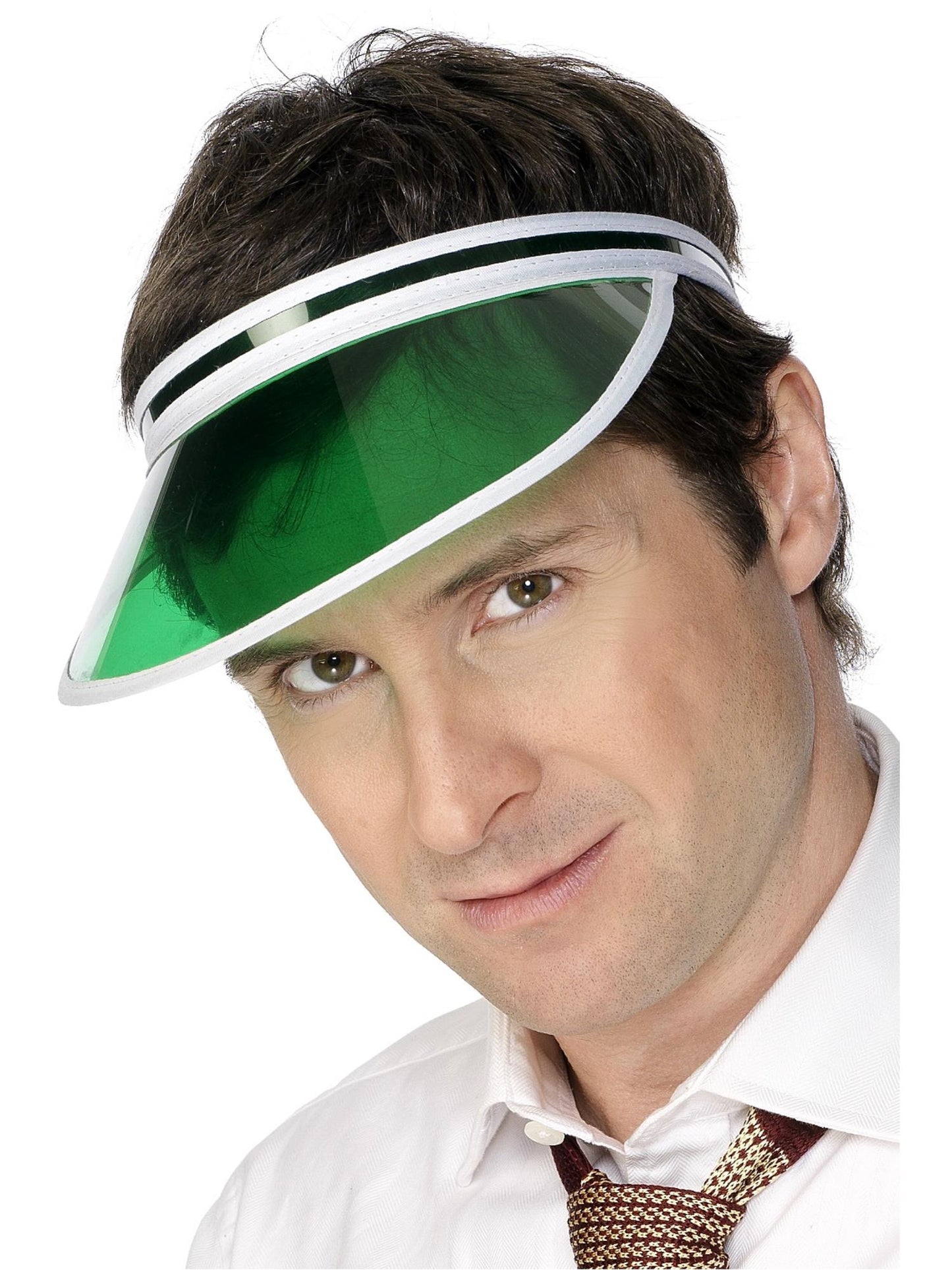 Smiffys Poker Visor, Green HA für Unisex