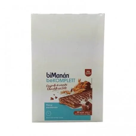 BIMANÁN BIMANÁN Bekomplett Glutenfreie Schoko-Milch Cereal Crisp Riegel 20 Stück Kosmetik