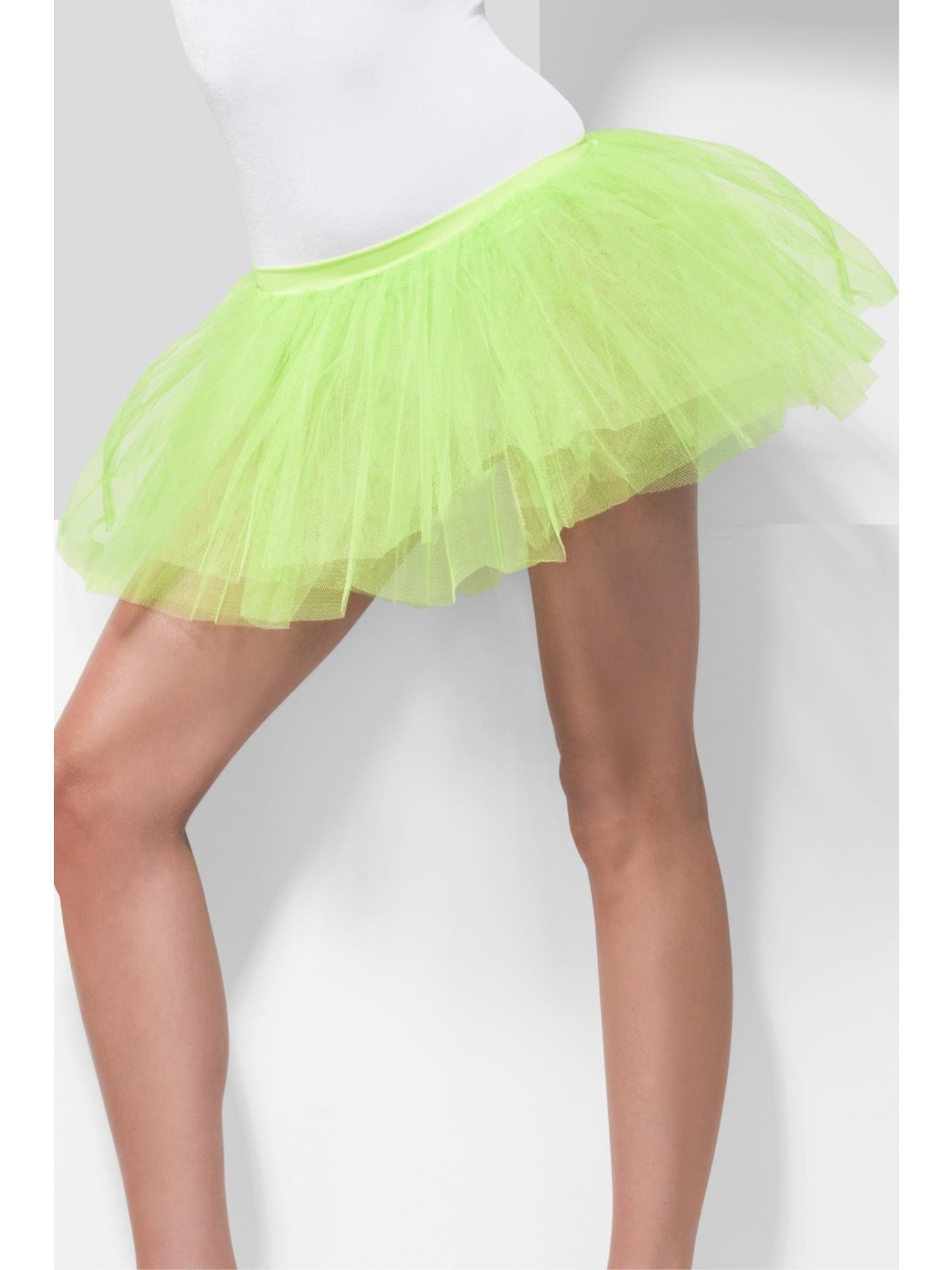Smiffys FEVER Tutu Underskirt, Neon Green AC für Damen